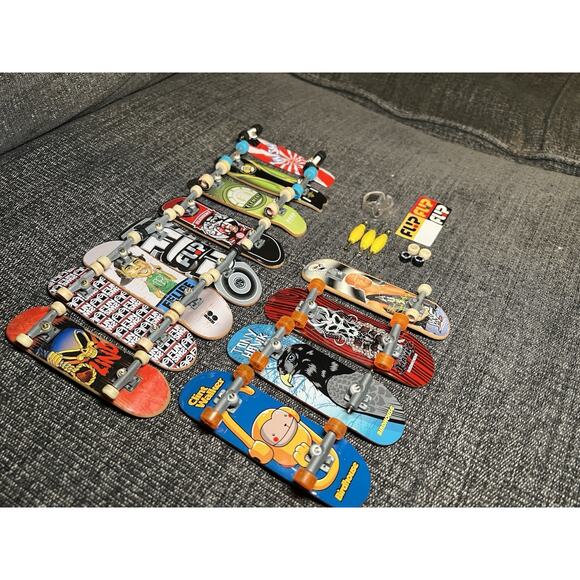 Tech Deck, Circuit Boards, Fingerboard Group Lot Of 12 With Accessories - Picture 5 of 9